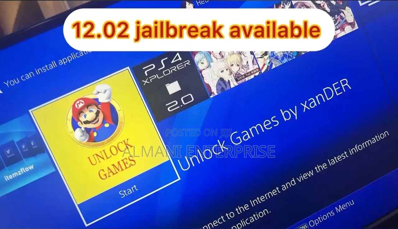 Ps4 9.00 - 13 .00 Jailbreak and Games Installation