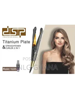 50w 2-in-1 Professional Hair Straightener Curling.