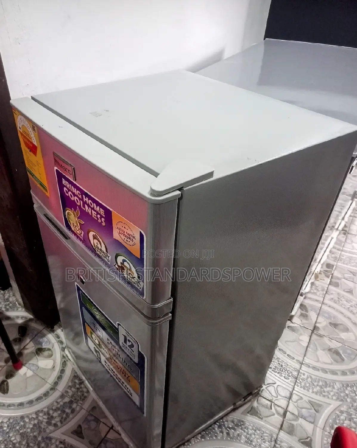 Stain Resistant 95l Energy System Fridge Freezer Nasf2-12s