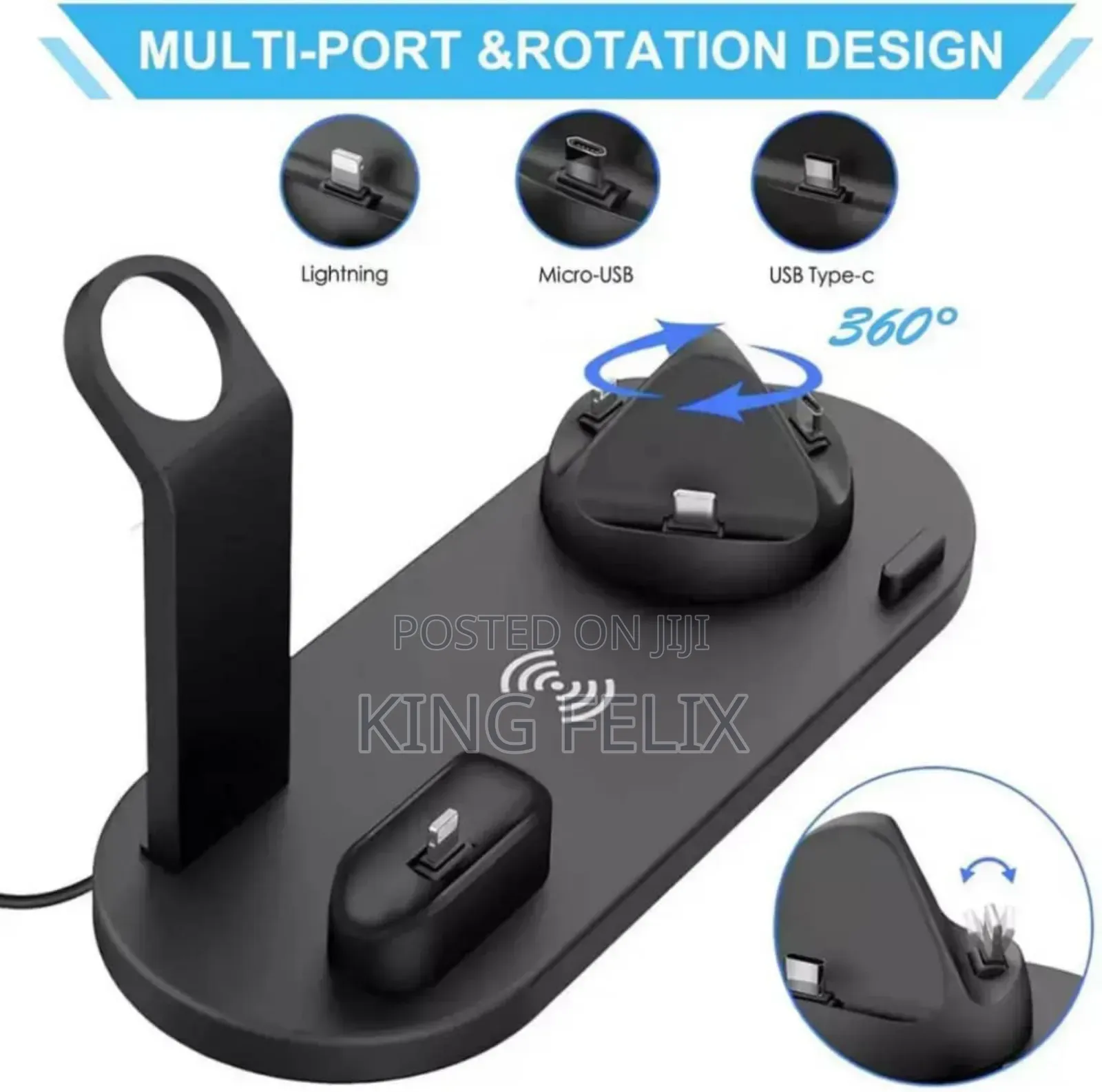 6in1 Magnetic Wireless Charger