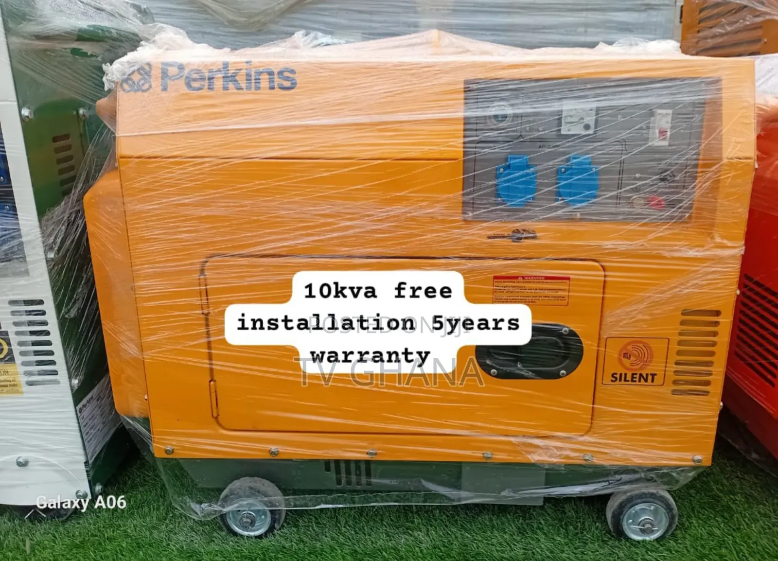 Plug in and Relax Perkins 10kva 13000watts Diesel Generator