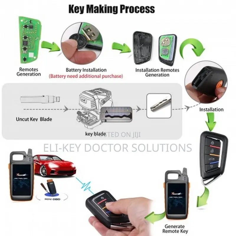 Xhorse Xskf30en Knife Style Smart Remote With 4 Buttons