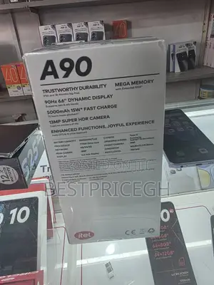 New Itel A90 128 GB Blue