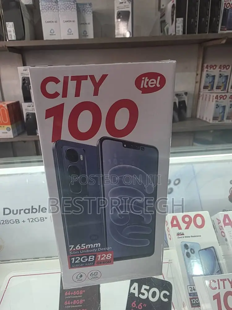 New Itel City 100 128 GB Black