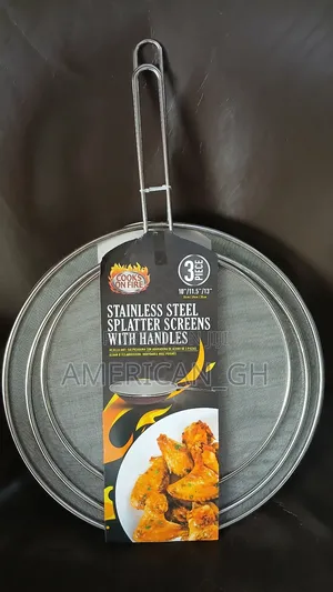3 Pieces Stainless Steel Splatter Screens With Handles
