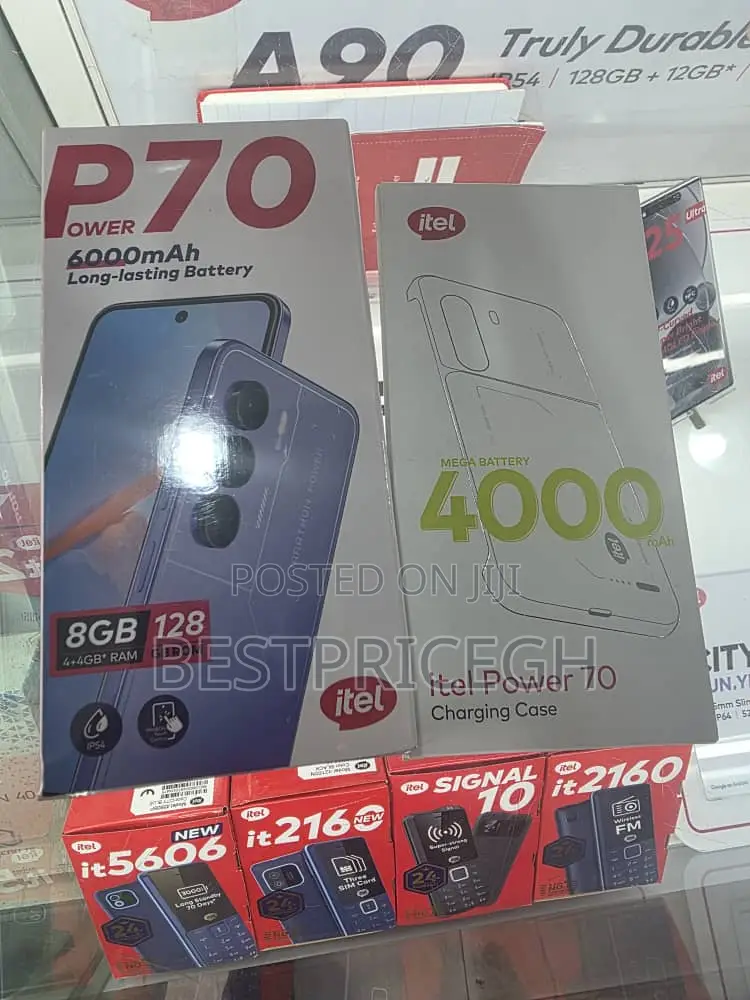 New Itel Power 70 128 GB Blue