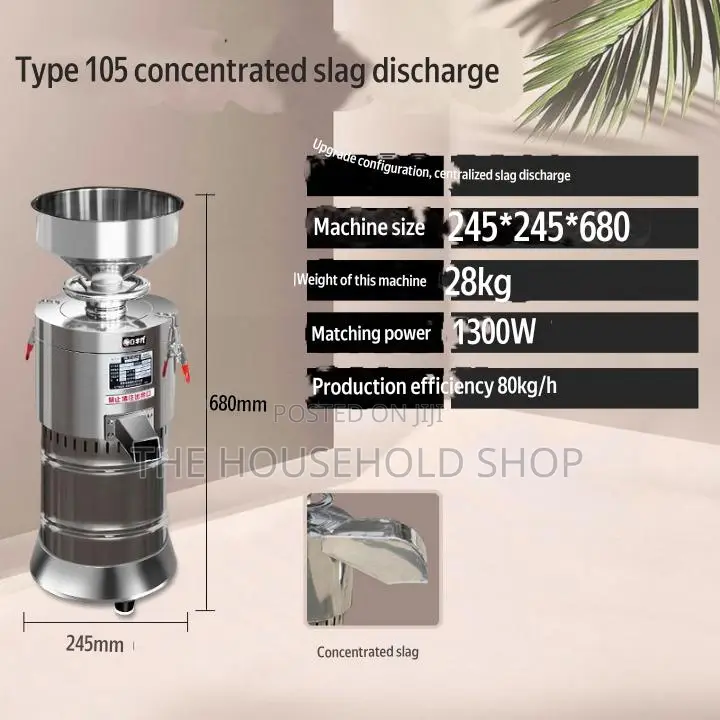 Commercial Soyabean Milk/ Tigernut Milk Extractor