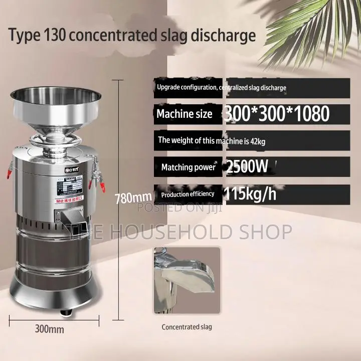 Commercial Soyabean Milk/ Tigernut Milk Extractor