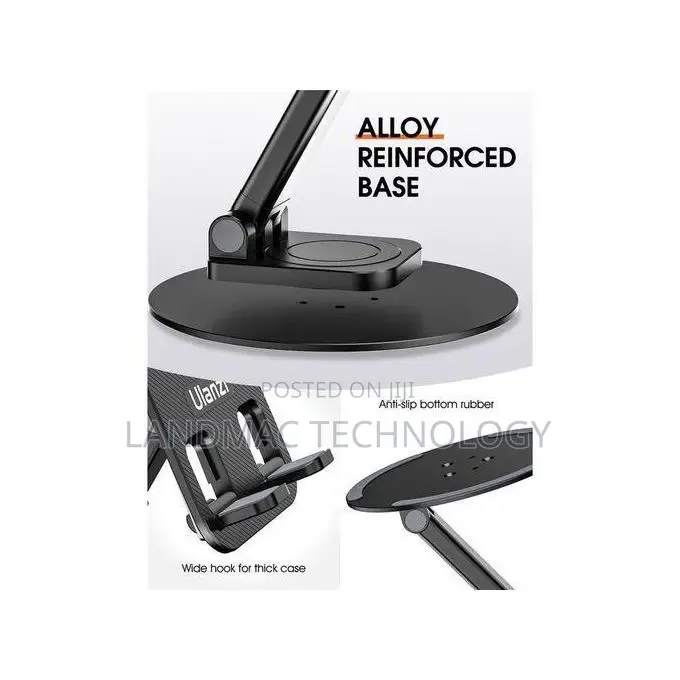 Phone Stand Adjustable Swivel Desktop Metal Tablet Stand