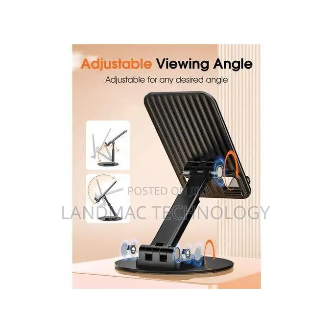 Phone Stand Adjustable Swivel Desktop Metal Tablet Stand