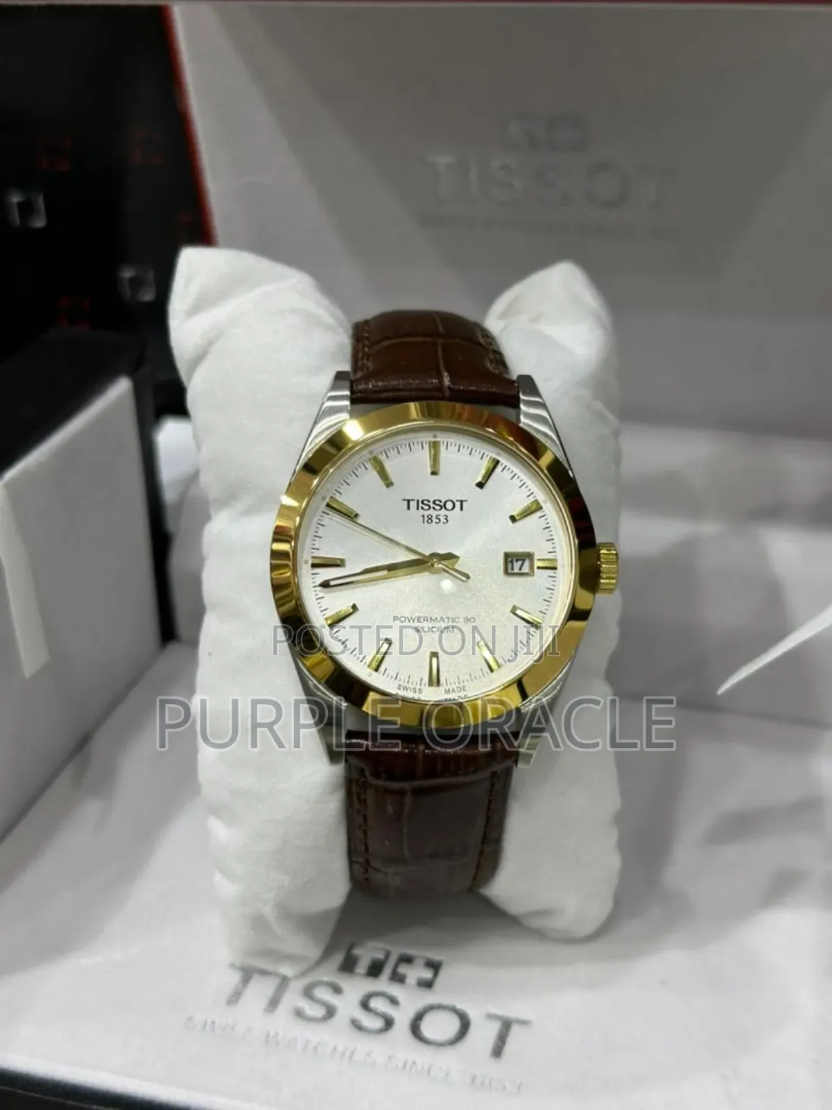 Powermatic Silicium Tissot Wristwatch for Gentlemen