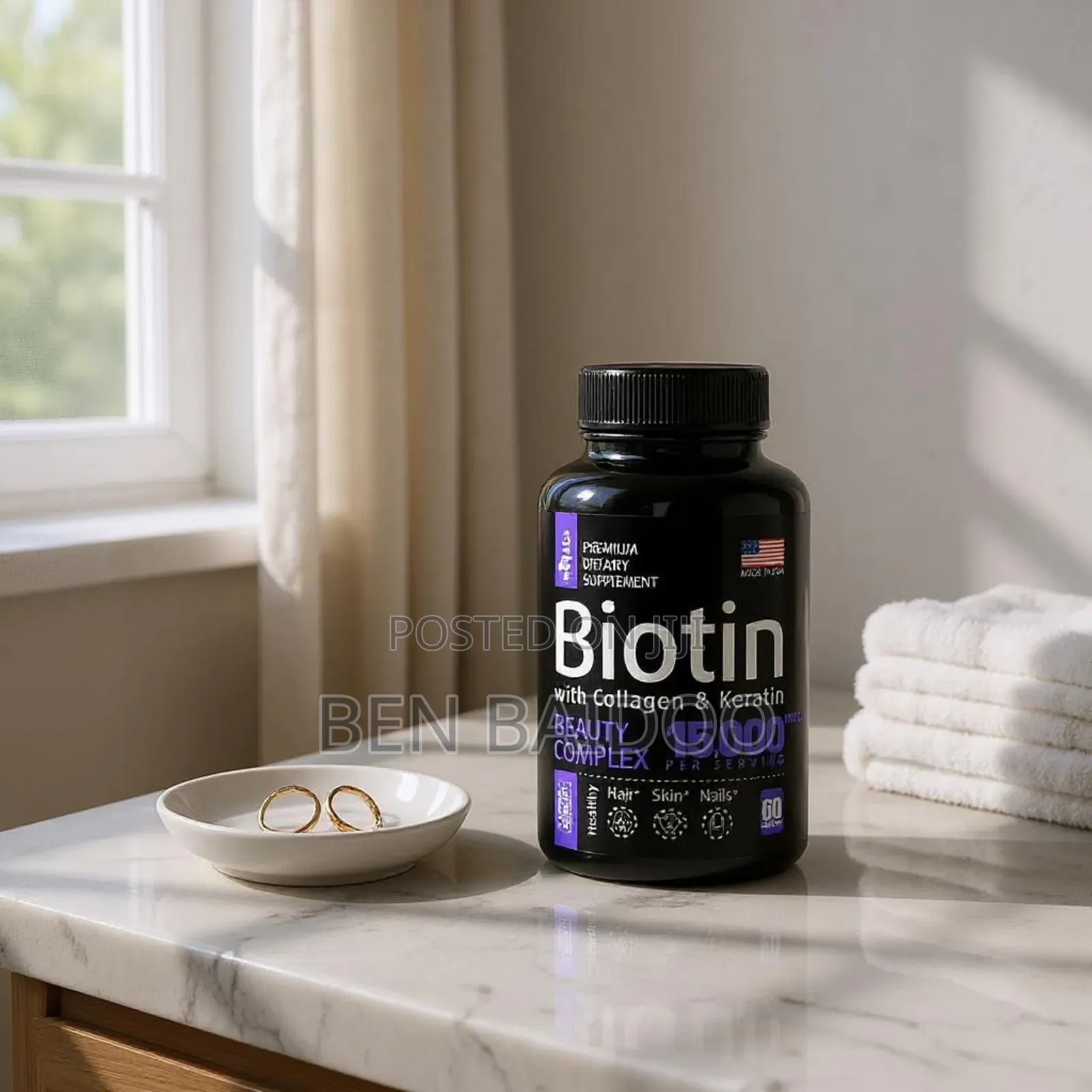 Biotin Hair Growth Supplement (For Hair Vitality)