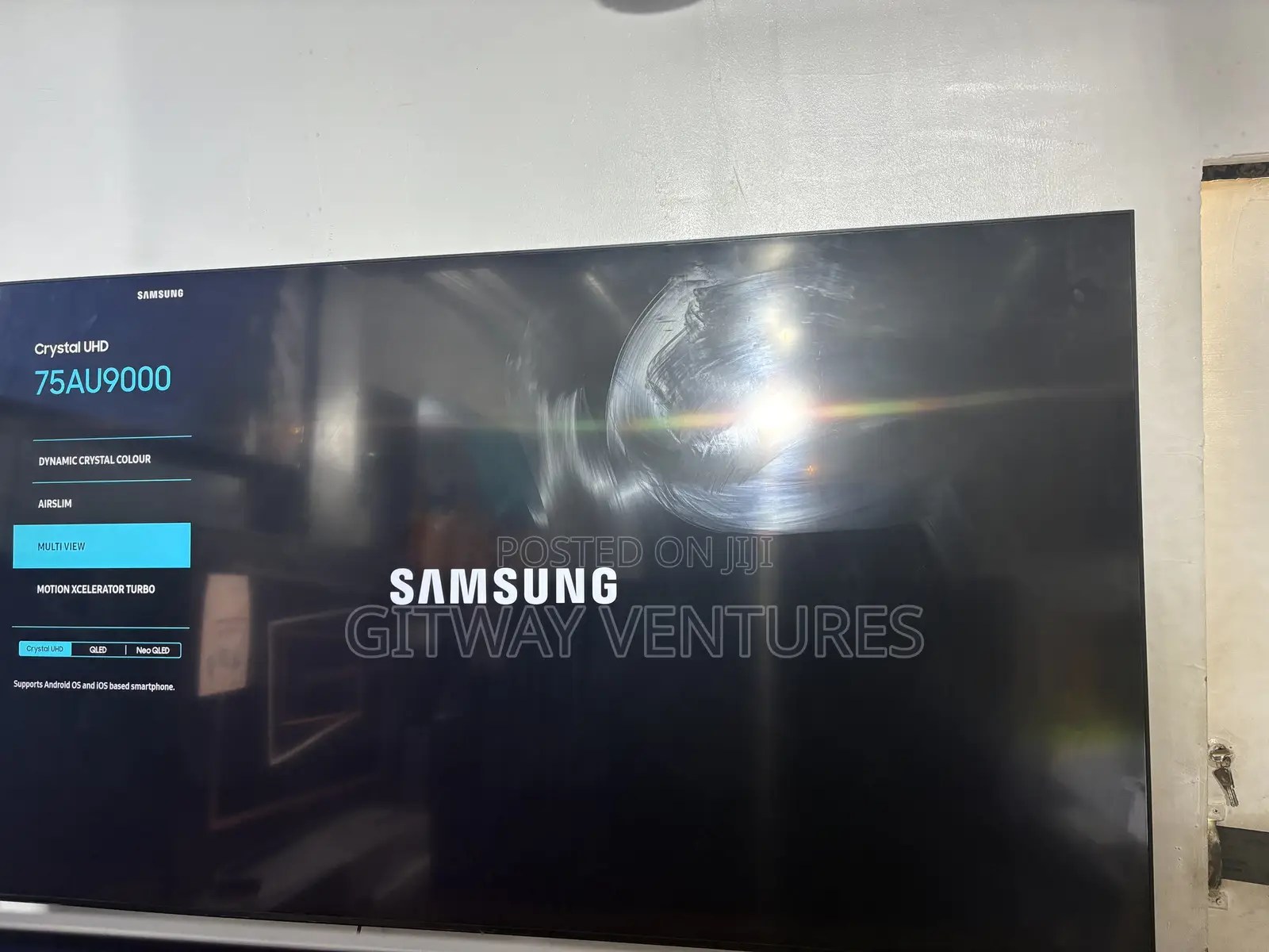 Uk Used Samsung 75” Series 9 ,Crystal Uhd Smart HDR