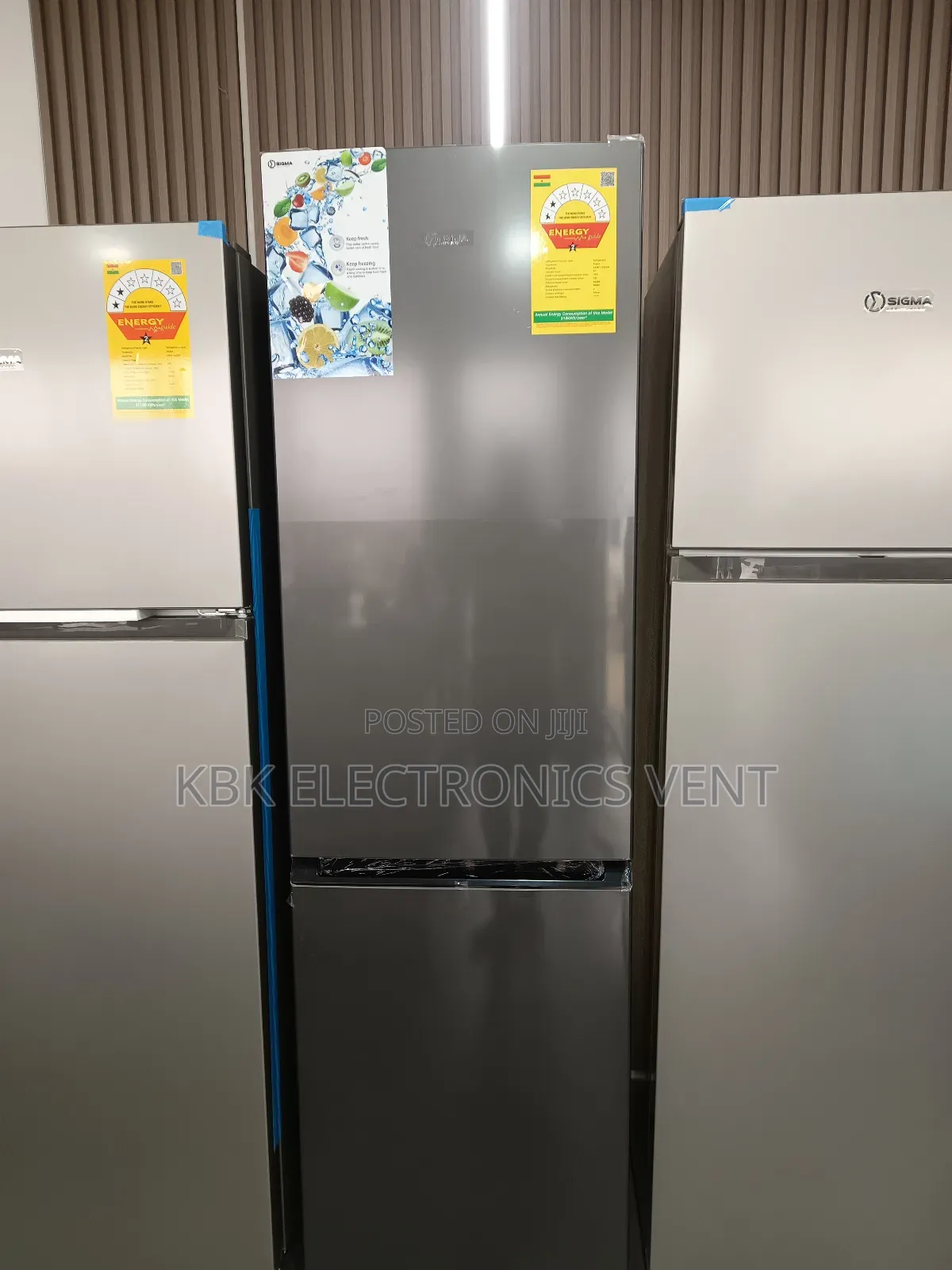 Sigma 260liters Double Door Refrigerator
