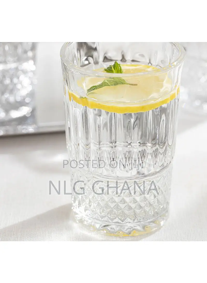 6 PCS 180ml Silva Water Glass Set - Transparent. Ehx1232