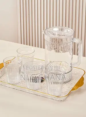 230ml 4 PCS Luxurious Set Transparent Plastic. Ghx3782
