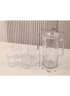 230ml 4 PCS Luxurious Set Transparent Plastic. Ghx3782