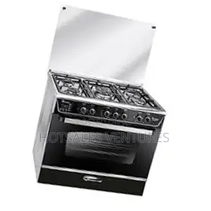 Nasco 5 Burner Gas Cooker With Grill - Nasgc-Lme90b