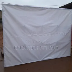 Large Projector Screen With White Background for Rent
