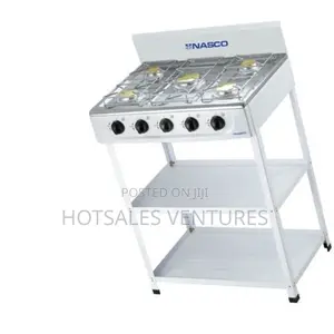 Durable Nasco 5 Burner Gas Stove - Nasgs-K4css-S