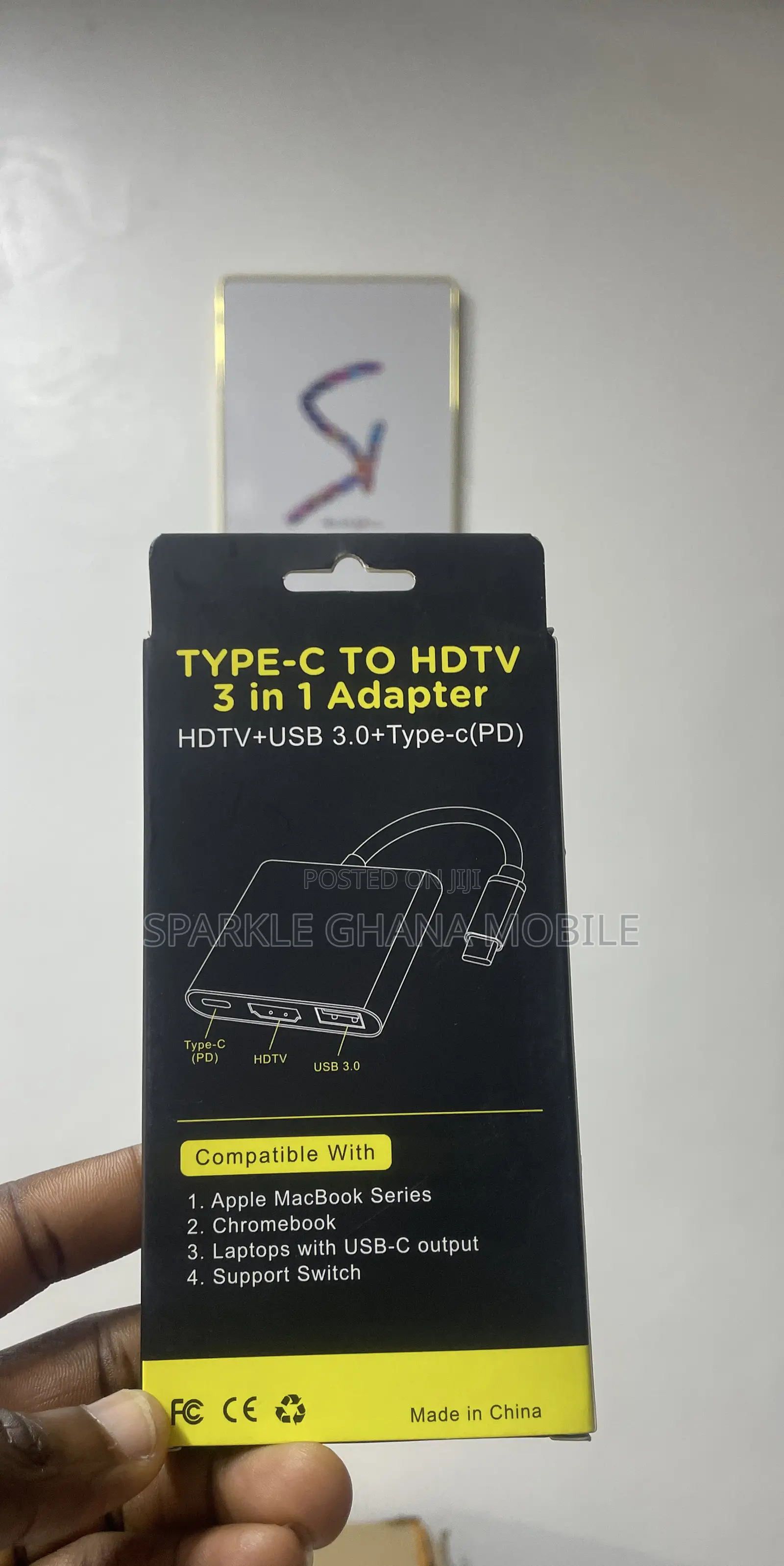 Type -C to HDTV 3 in 1 Adapter