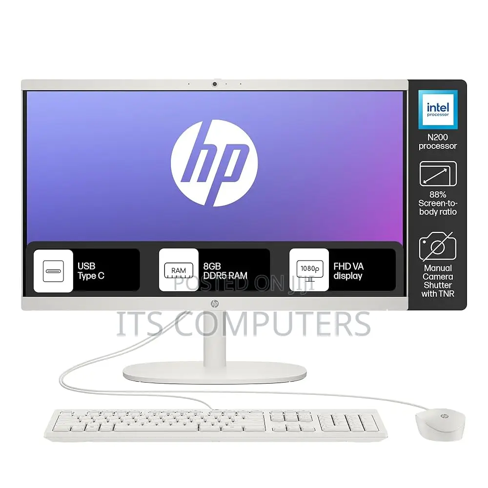 New Desktop Computer HP AiO 24 8GB Intel Core i5 SSD 512GB