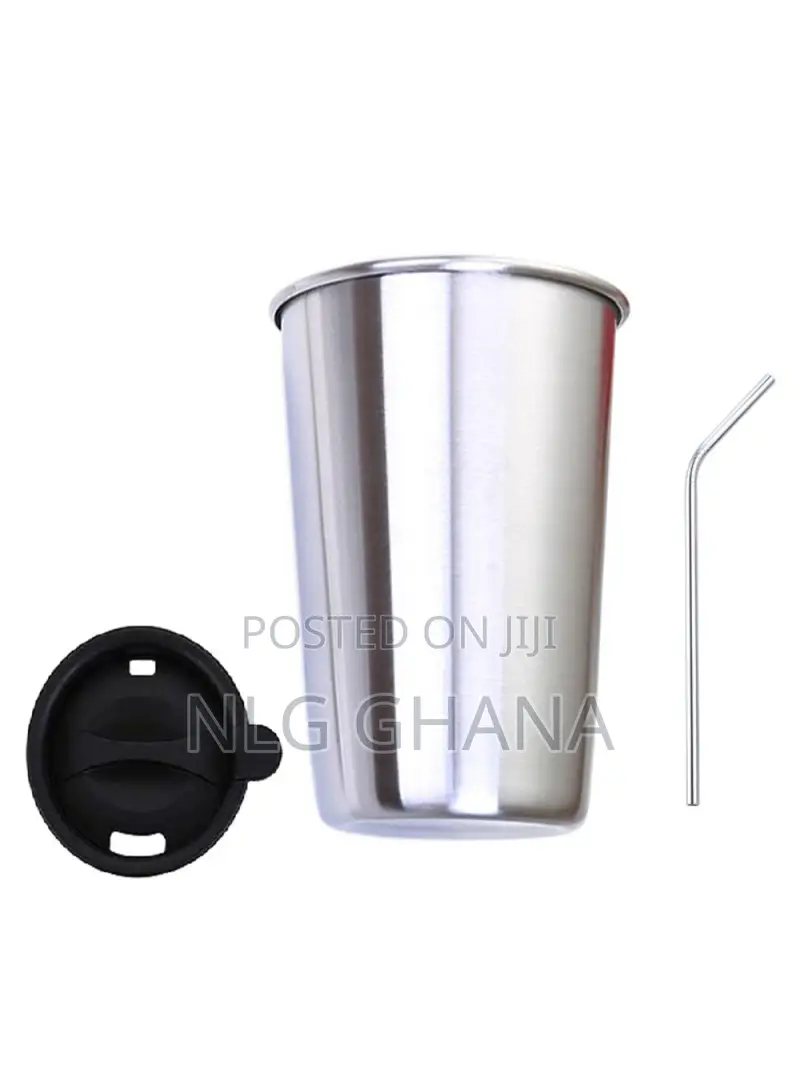 500ml 304 Stainless Steel Straw Cup Coffee Mug. Tvx22819