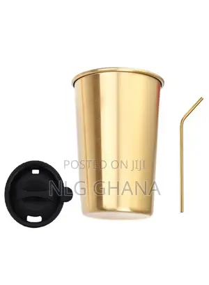 500ml 304 Stainless Steel Straw Cup Coffee Mug. Tvx22819