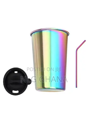 500ml 304 Stainless Steel Straw Cup Coffee Mug. Tvx22819