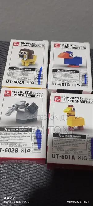 Diy Puzzle Pencil Sharpeners - 4pcs