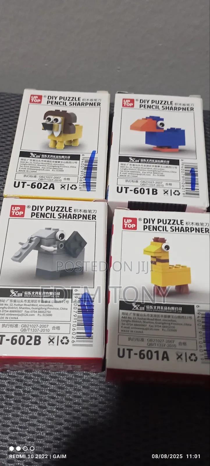 Diy Puzzle Pencil Sharpeners - 4pcs
