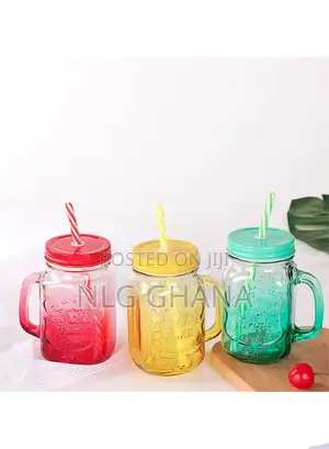 Drinking Cup With Straw Lid, Wide Mouth Drinking. Ghx6275