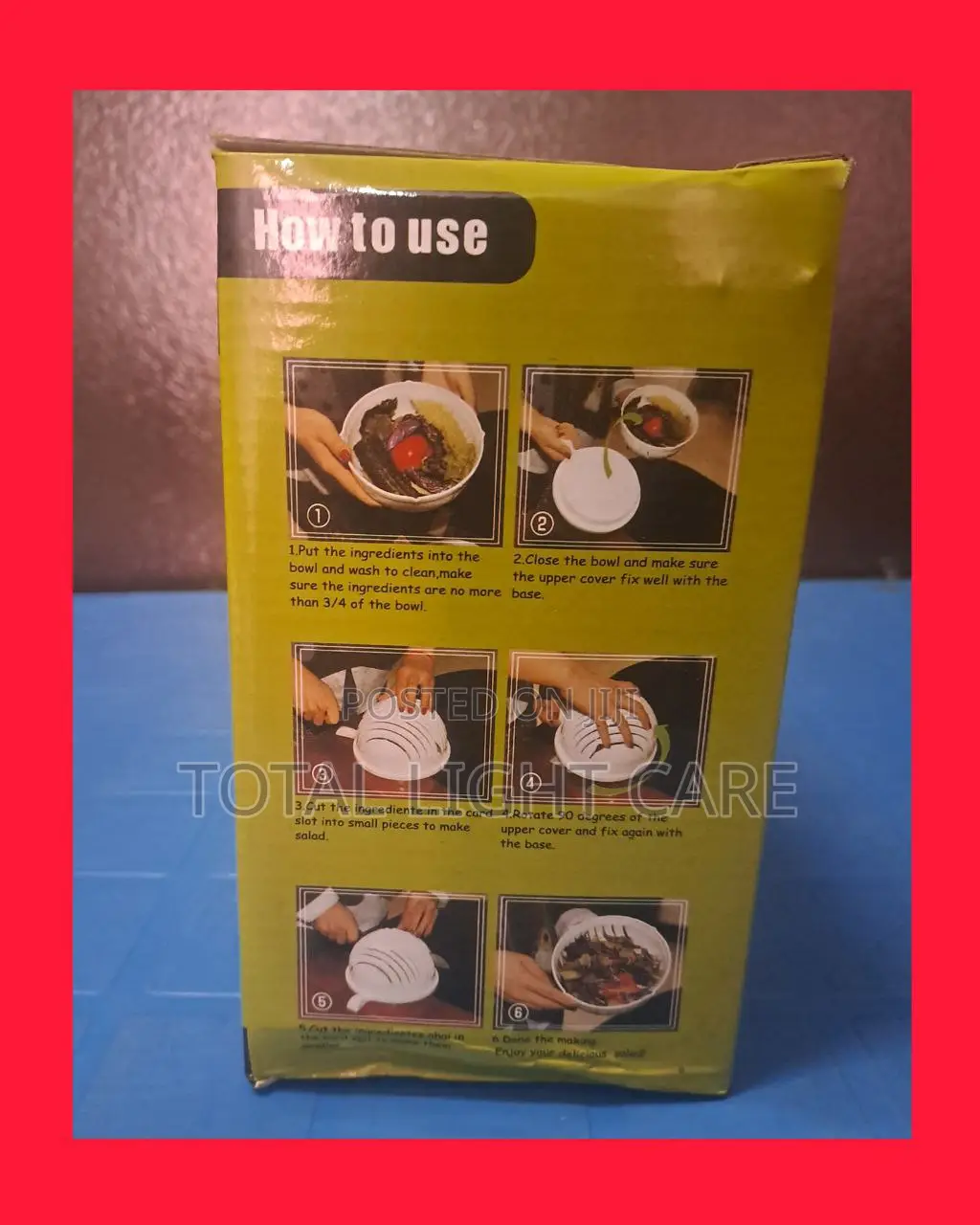 Salad Cutter Bowl