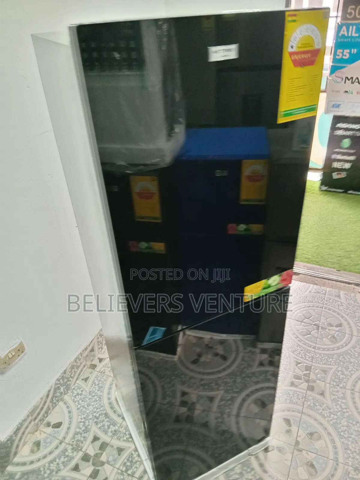 Brand New Black Mirror Double Door Westpool Fridge Westpool
