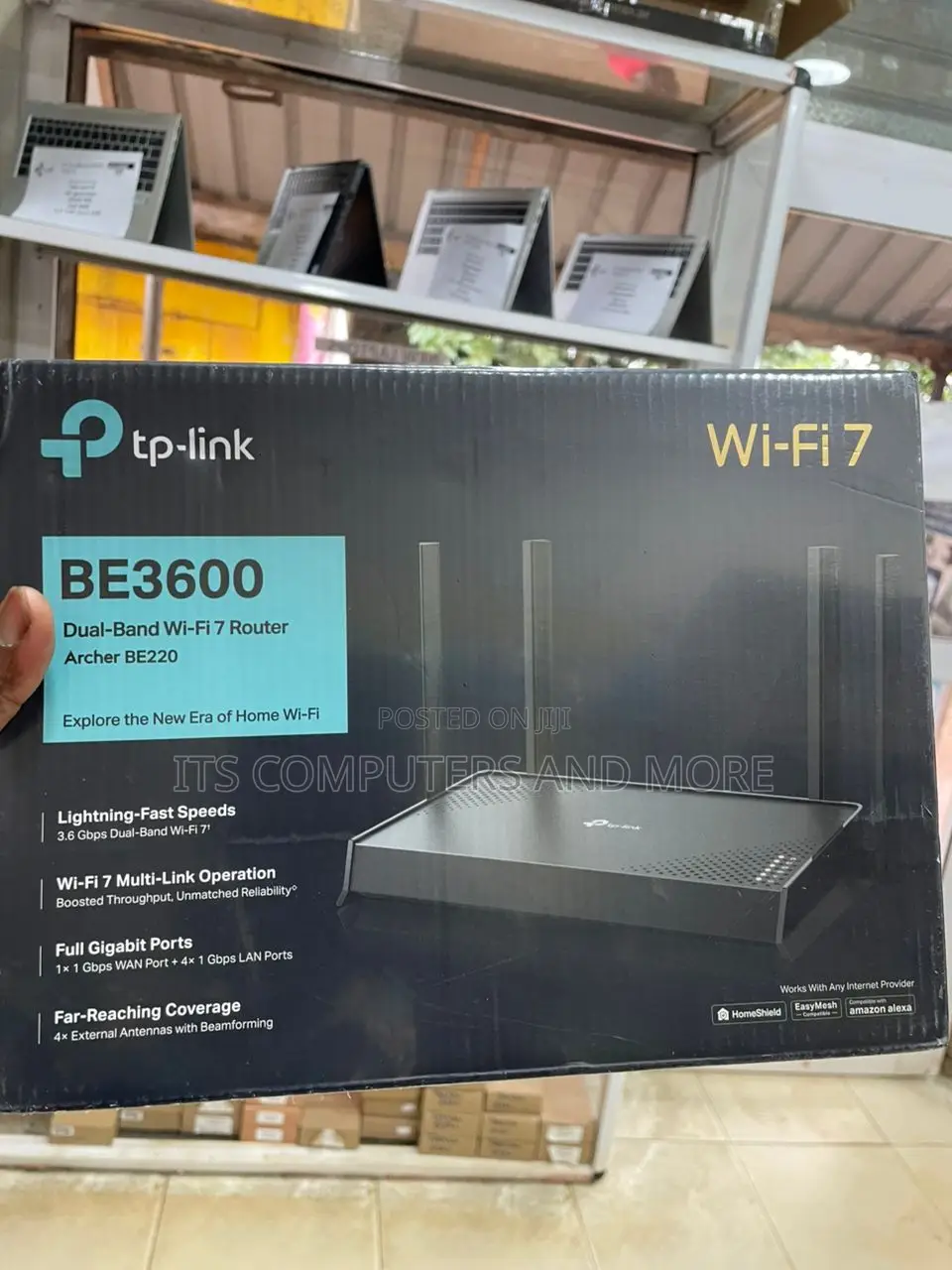 Archer Be220 Be3600 Dual-Band Wi-Fi 7 Router