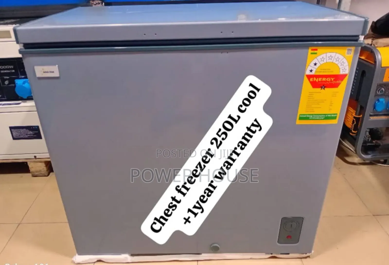 Freeze Flame Goldstar 250l Chest Freezer Cool