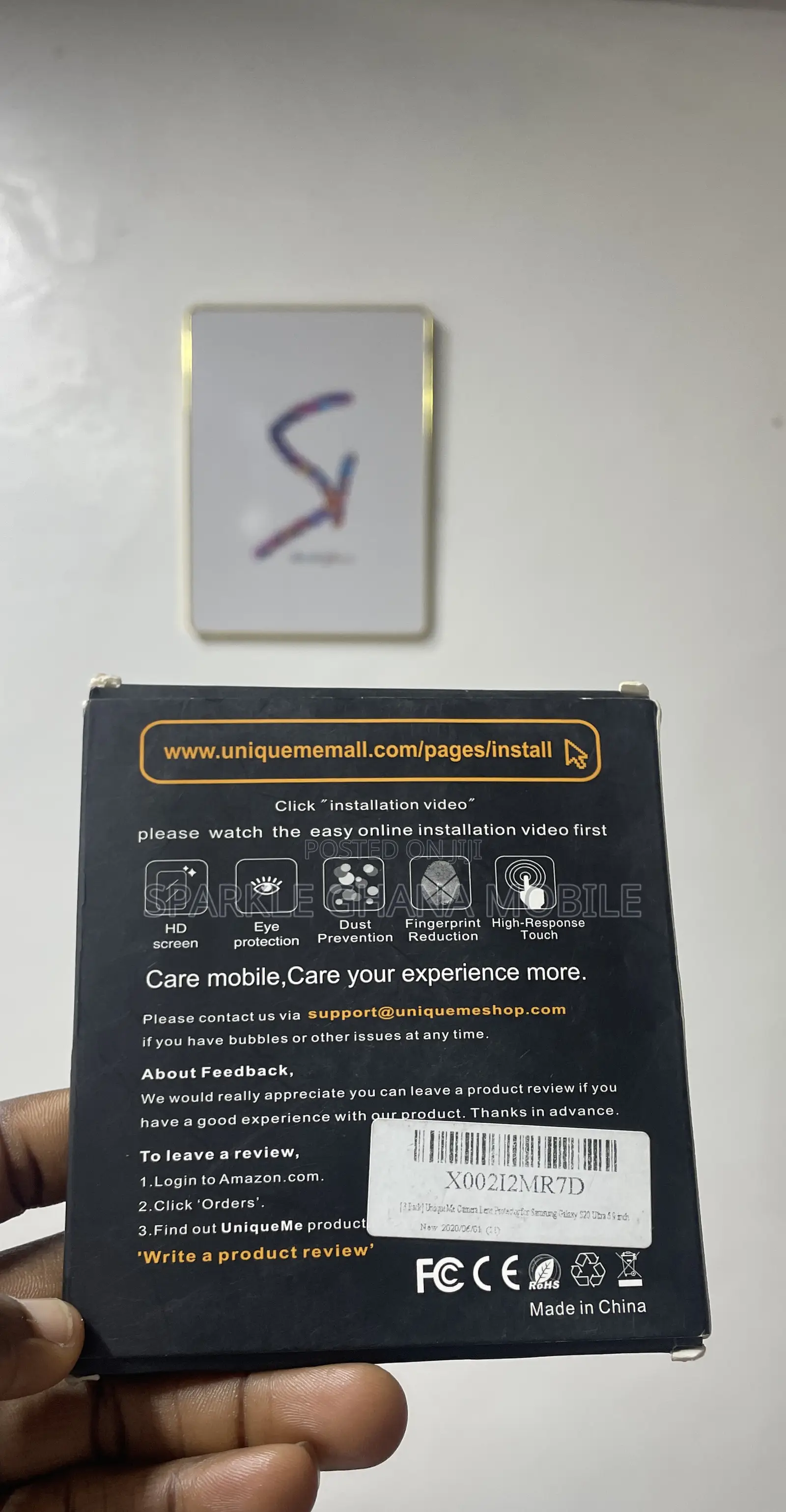 Samsung Galaxy S20 Ultra Camera Lens Protector (3 Pack)