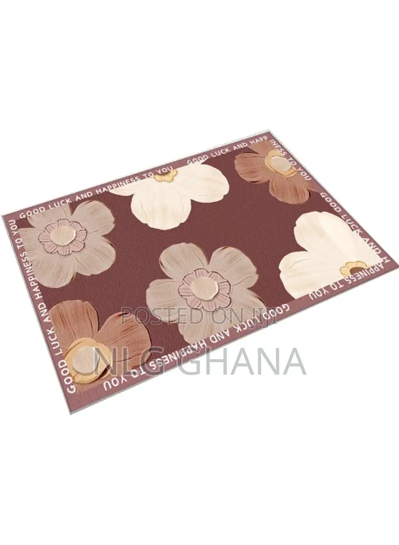 40x60cm Water-Absorbent Velvet Bath Mat. Tvx21888