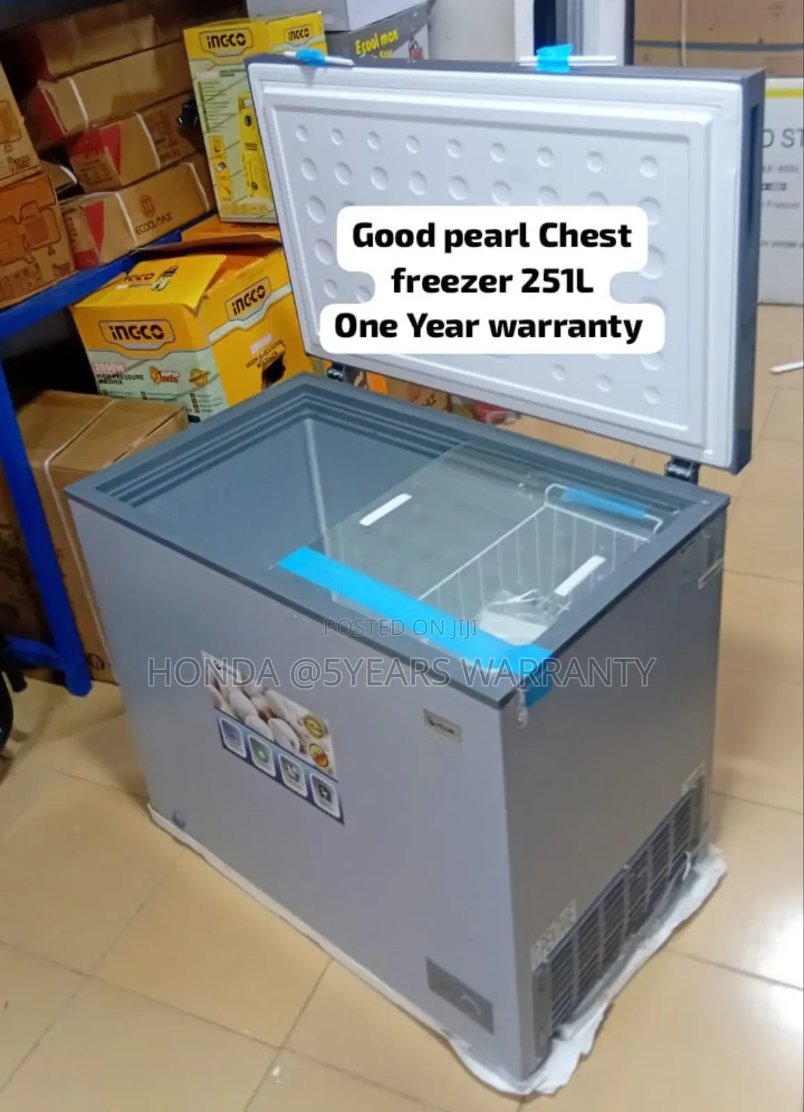 Large Capacity Pearl Chest Freezer 251l Pearl Chest Freezer