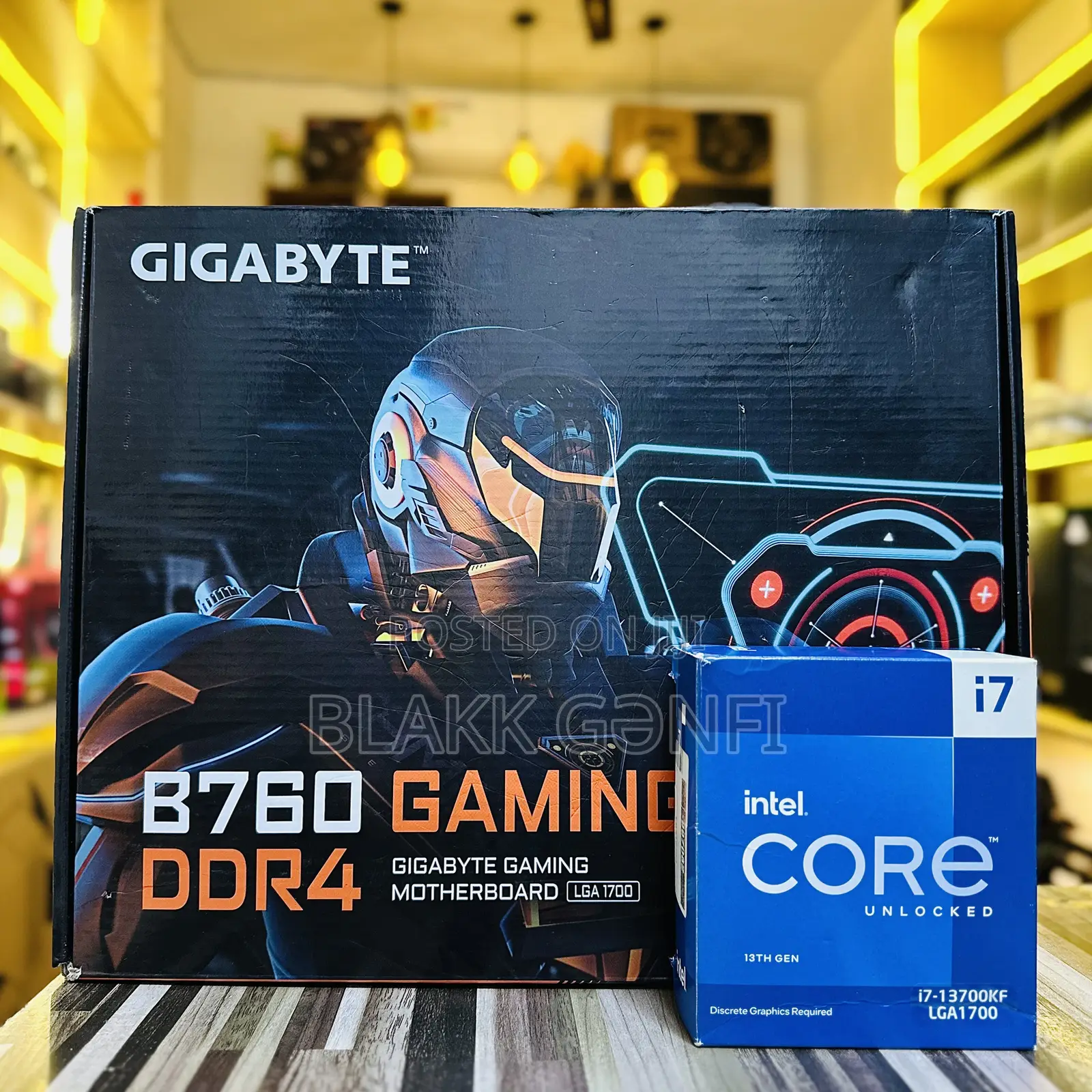 I7-13700kf 13th Gen Cpu & Gigabyte B760 Motherboard