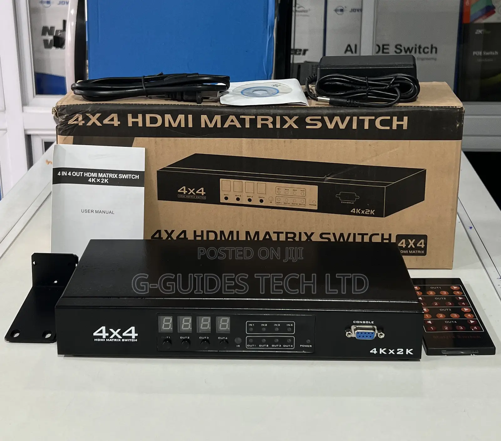 Mt-Viki 4x4 Hdmi Matrix Switch,4-in 4-Out Hdmi Matrix Switch