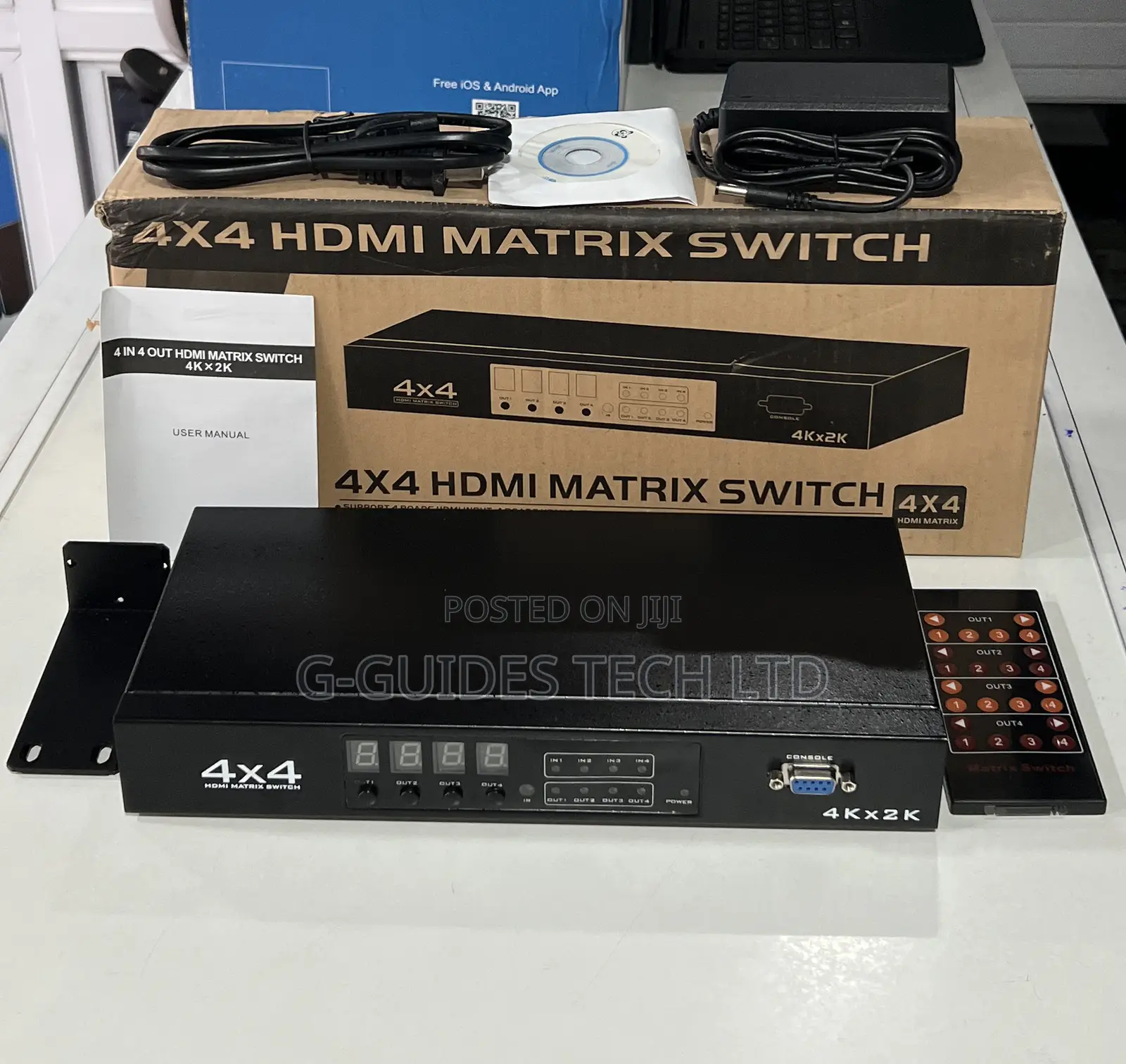 Mt-Viki 4x4 Hdmi Matrix Switch,4-in 4-Out Hdmi Matrix Switch