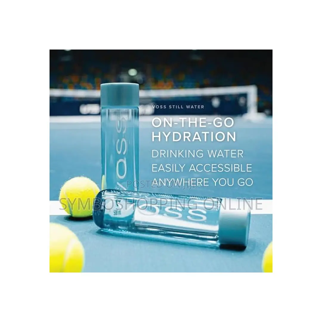 Voss Water Still Natural Mineral Water (Plastic) Bottles 24 X 375ml)