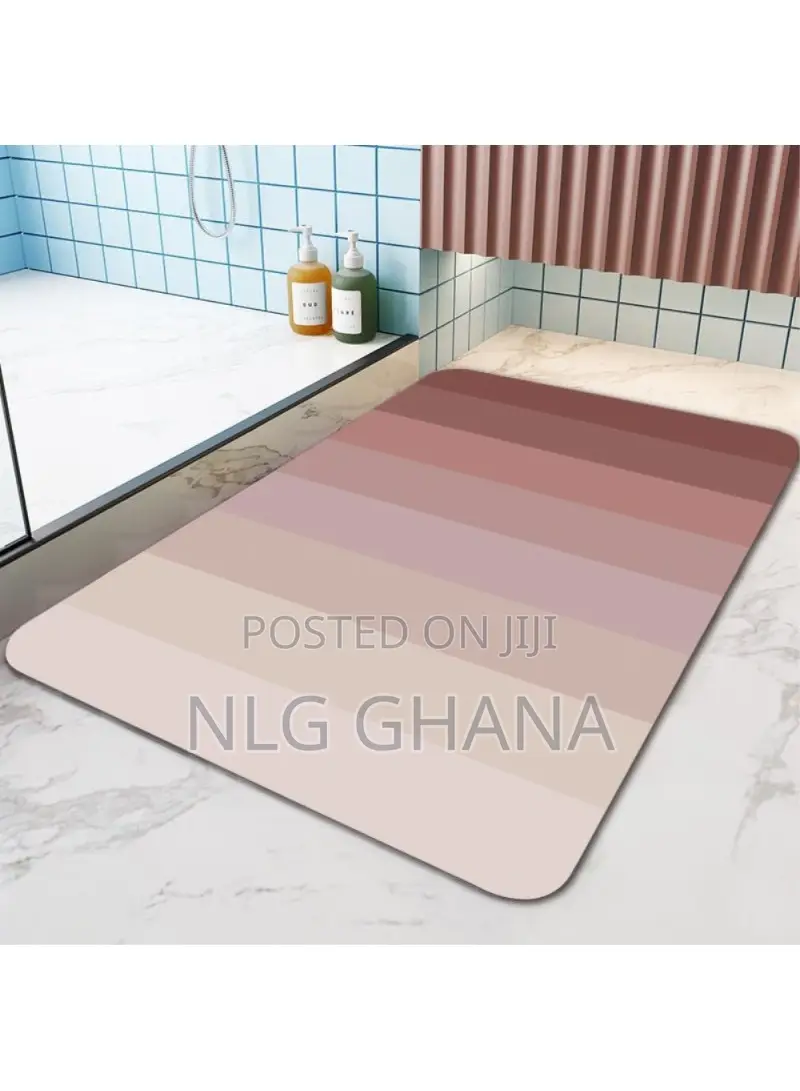 Nordic Style Bath Mat Diatom Mud Water Absorbent. Tvx25698