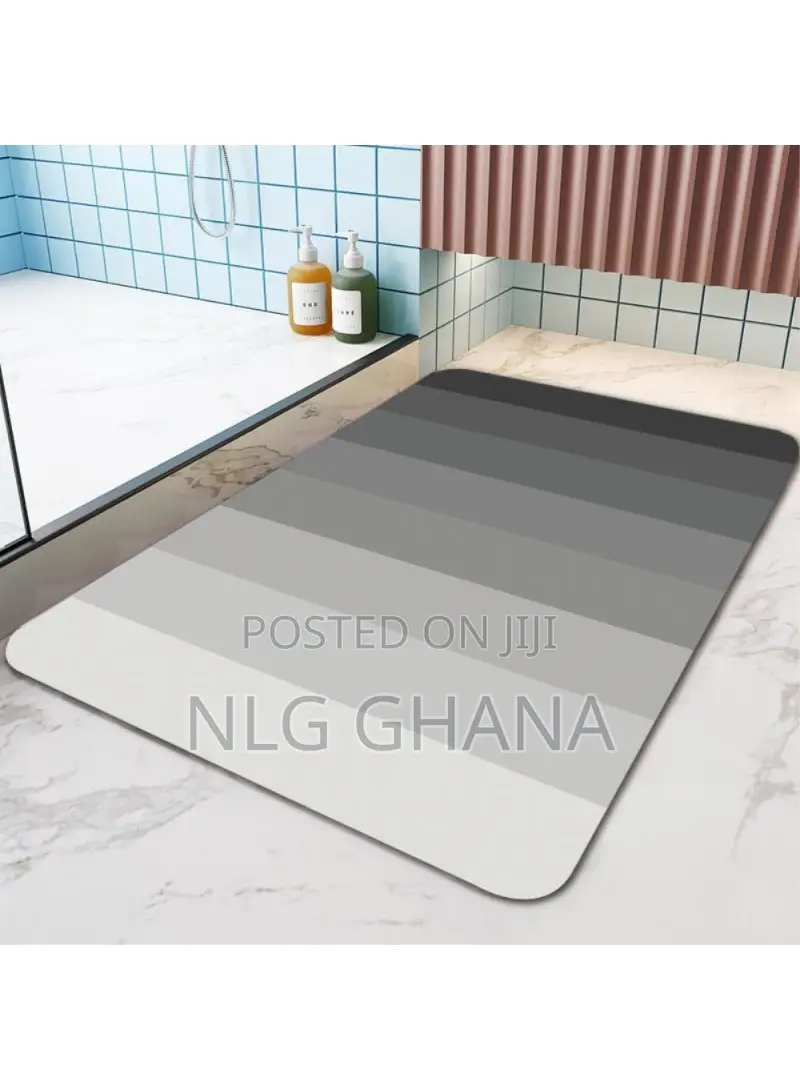 Nordic Style Bath Mat Diatom Mud Water Absorbent. Tvx25698