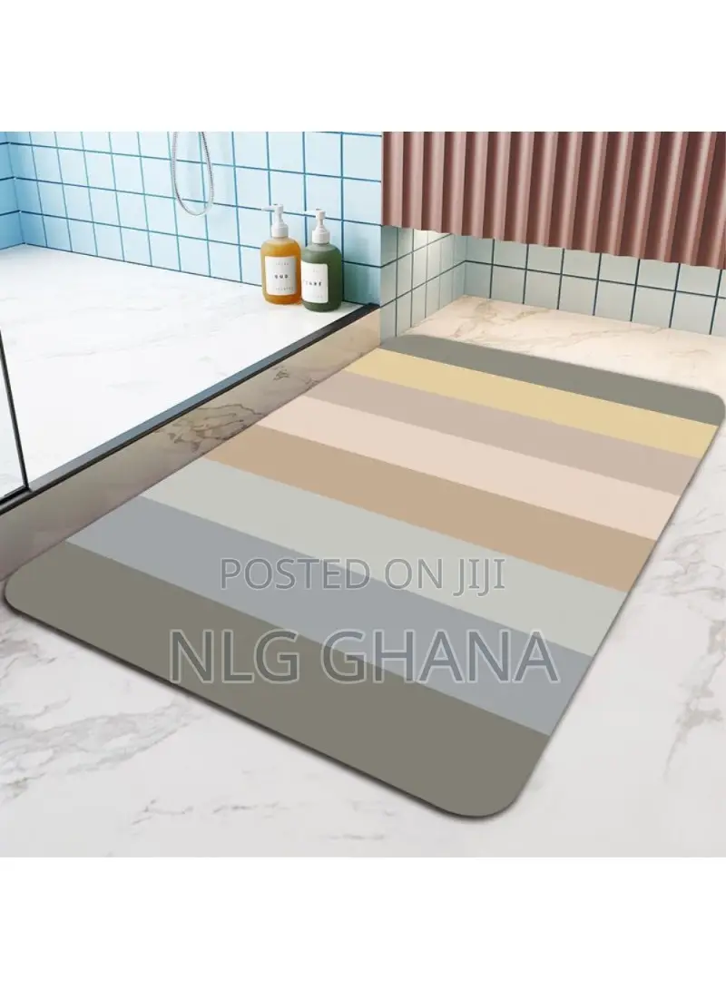 Nordic Style Bath Mat Diatom Mud Water Absorbent. Tvx25698