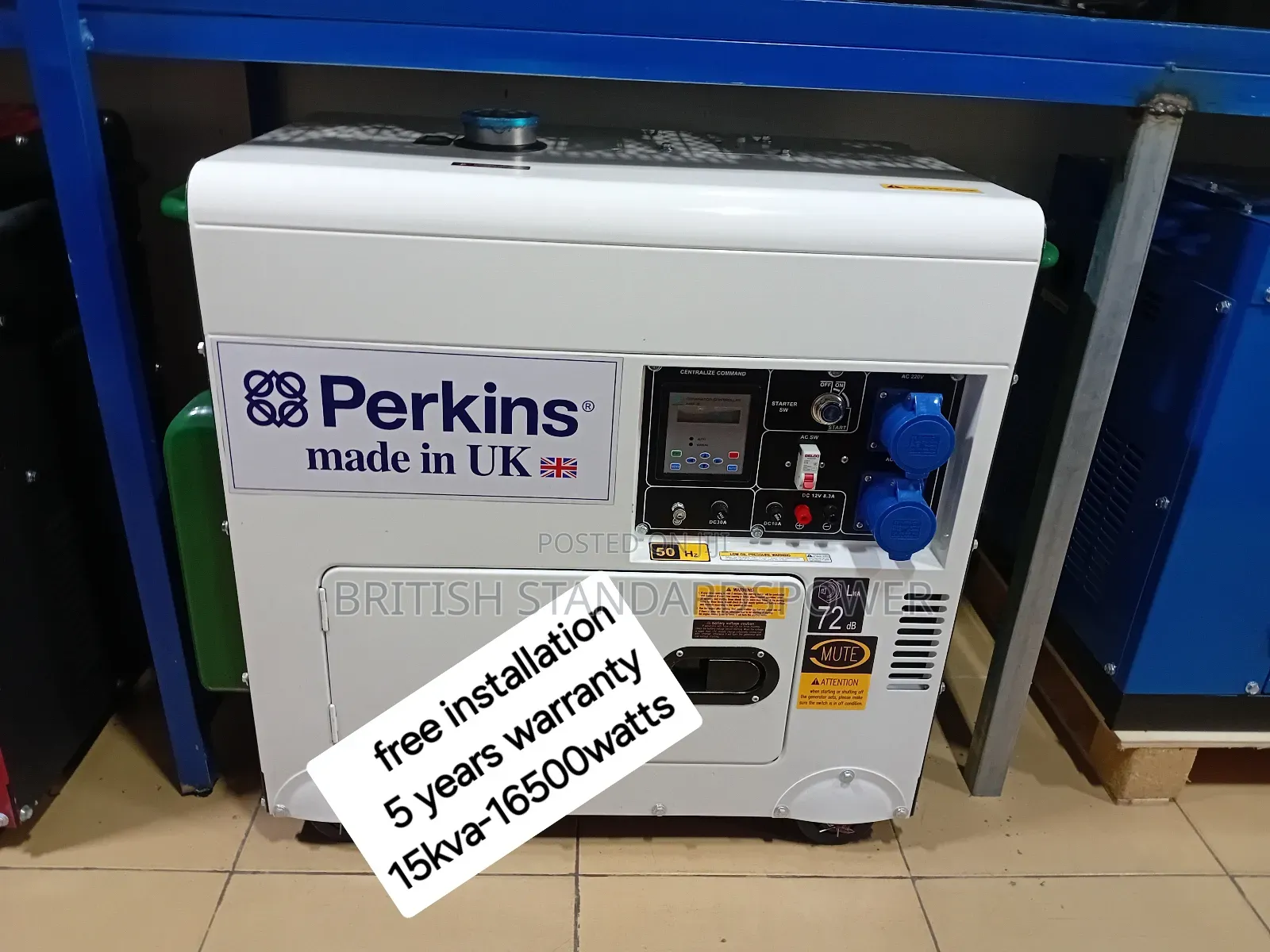 Copper Built Engine 15kva Diesel Silent Generator