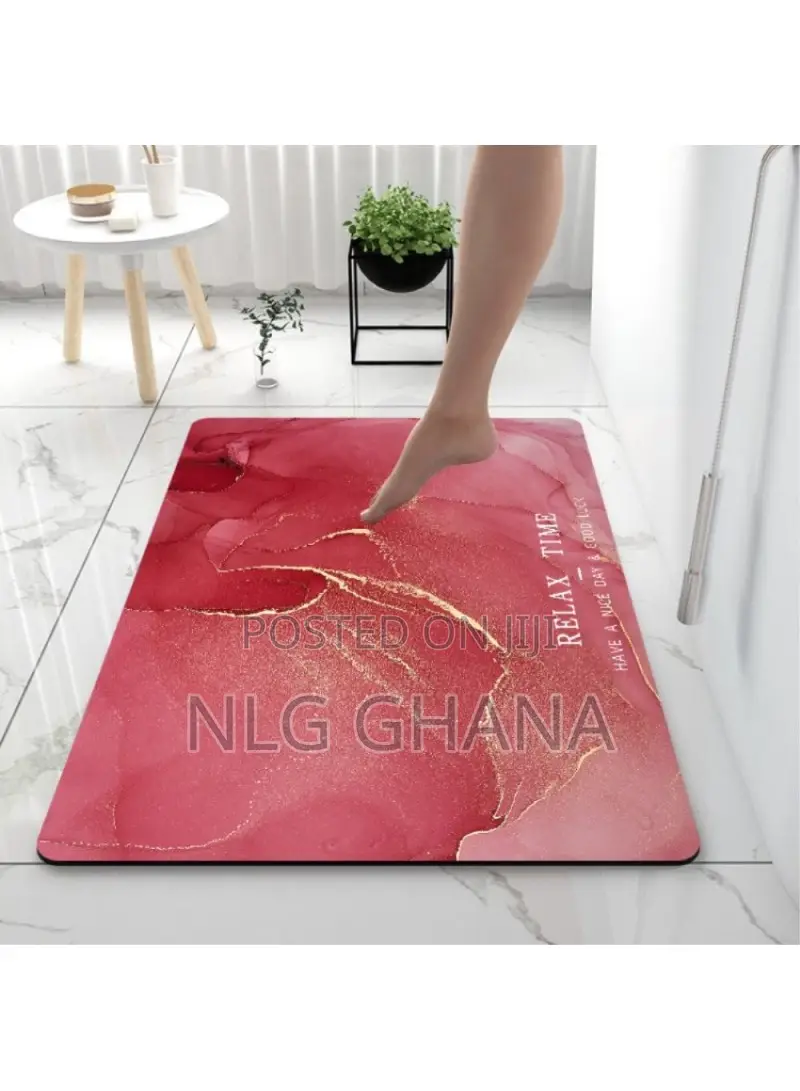 (L40 X W60)Cm Mat Super Absorbent Bathroom Mat. Tvx19005