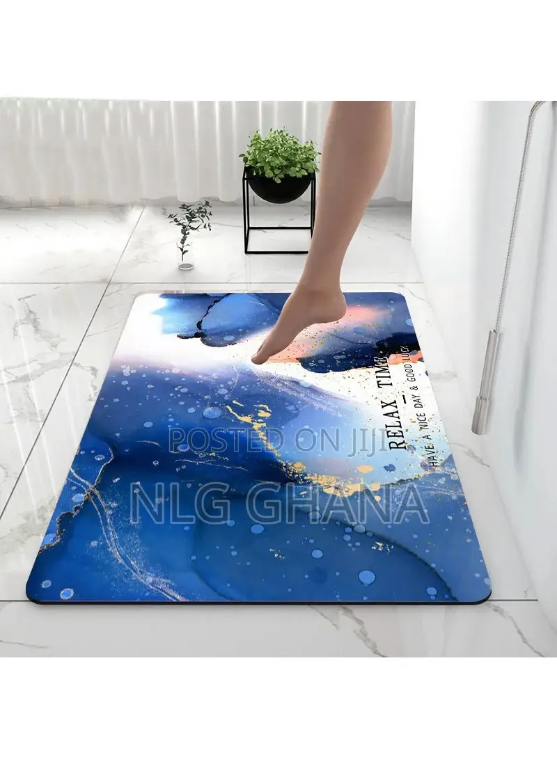 (L40 X W60)Cm Mat Super Absorbent Bathroom Mat. Tvx19005