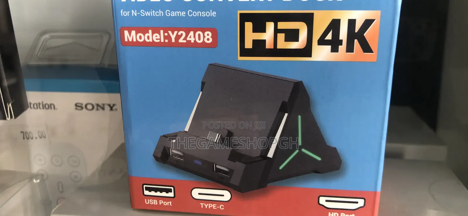 Nintendo Switch Dock With Cards Slot